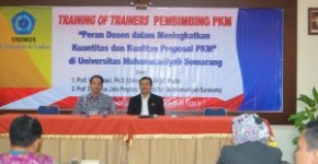 Sambutan pembukaan oleh WR III dan Ketua Rayon I Jawa Tengah