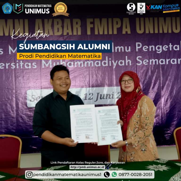 Kegiatan Temu Alumni Prodi Pendidikan Matematika Unimus Pendidikan 