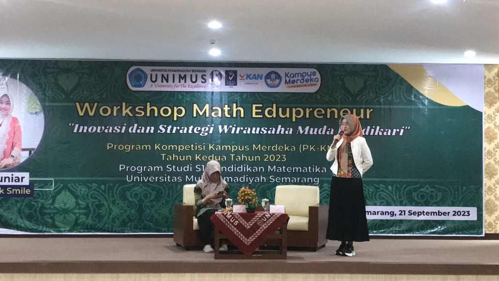 Workshop Math Edupreneur Inovasi Dan Strategi Wirausaha Muda 